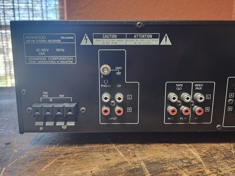 Kenwood AM-FM Stereo Receiver KR-A4010 gallery