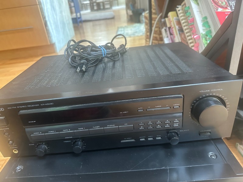 Kenwood KR-5030 AM/FM Stereo Receiver Vintage 60WPC Made in Korea Works