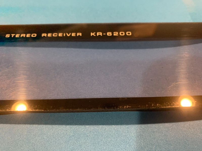 Kenwood KR-6200 Stereo Receiver - Parting Out - Faceplate Insert gallery