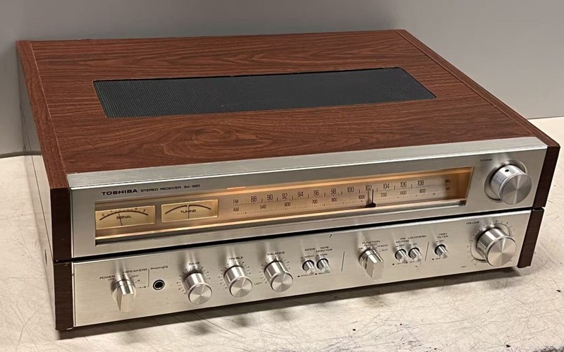 Vintage Toshiba SA-320, 20W Receiver, 1978, Protection Module Added, Serviced