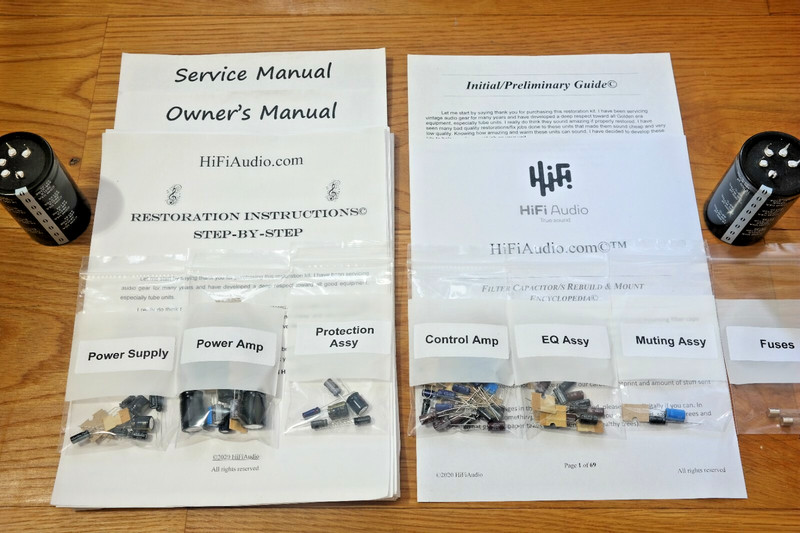 Pioneer SX-1010 FULL rebuild restoration recap service kit fix repair capacitor gallery