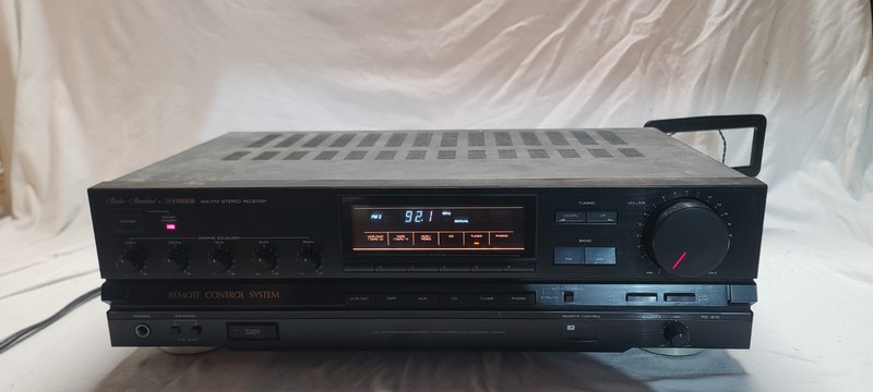 Vintage Fisher RS-605 Stereo Receiver – 100 Watt Amplifier – Tested & Working