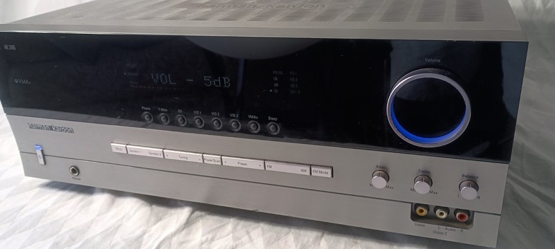 Harmon Kardon HK3480 Stereo Receiver Silver, 2007 