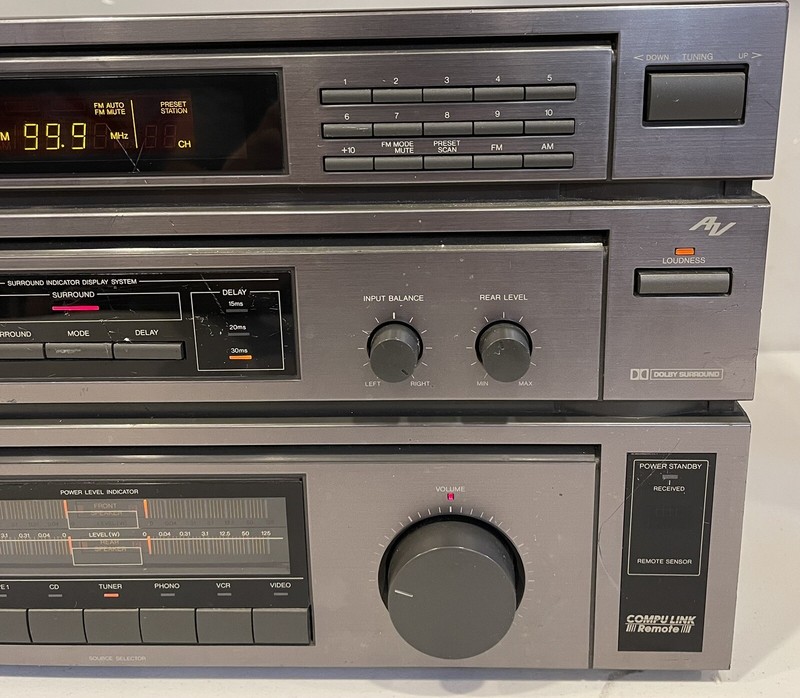 JVC RX-R77TN COMPUTER CONTROLLED RECEIVER Stereo Tuner System gallery