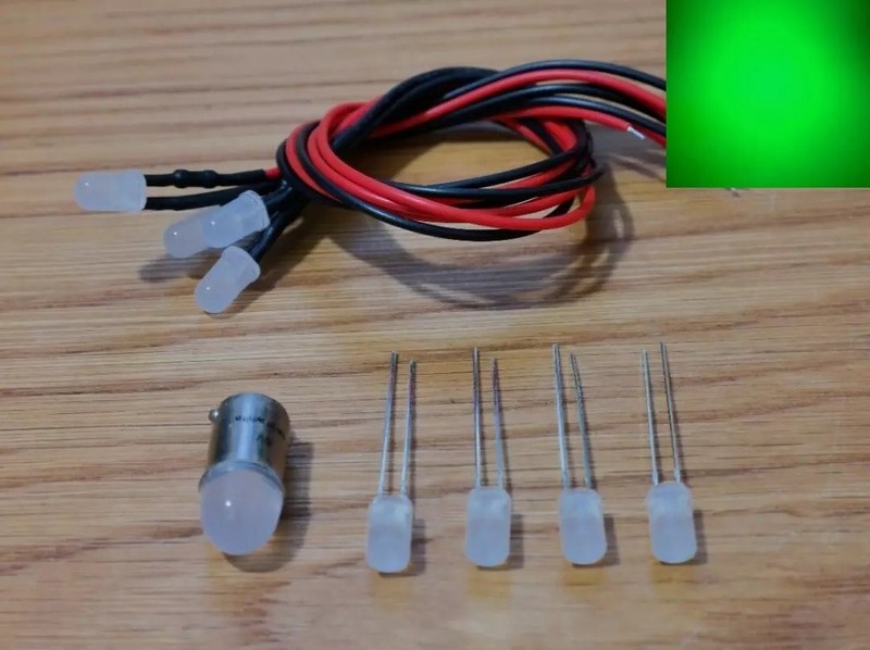 Yamaha CR-640 CR-840 replacement LED Lights Lamps Bulbs LED upgrade kit GREEN