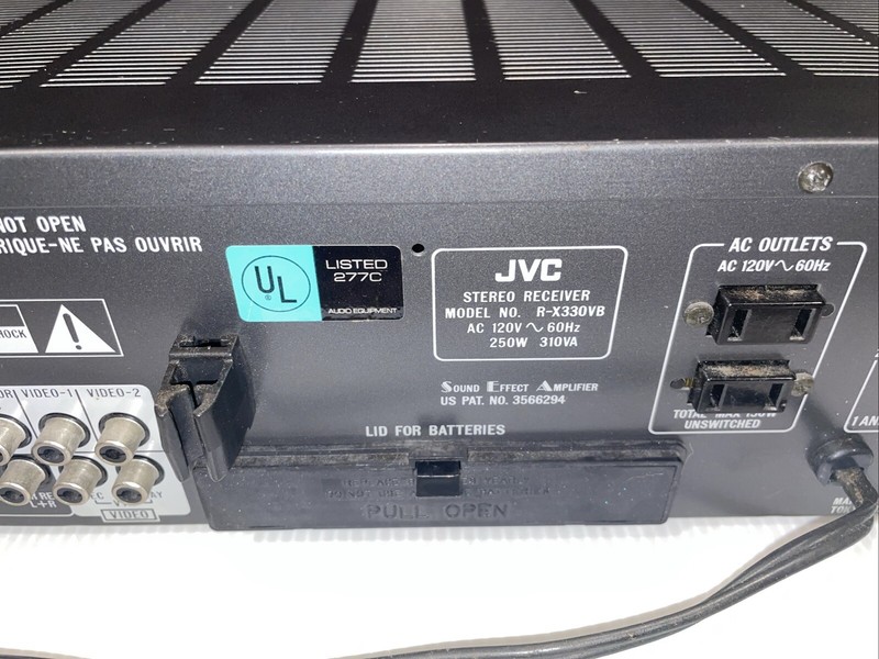 JVC R-X330V Digital Synthesizer AV Stereo Receiver - Works gallery