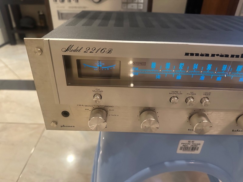 MARANTZ 2216B AM/FM STEREO RECEIVER EXCELLENT WORKING / COSMETIC CONDITION gallery
