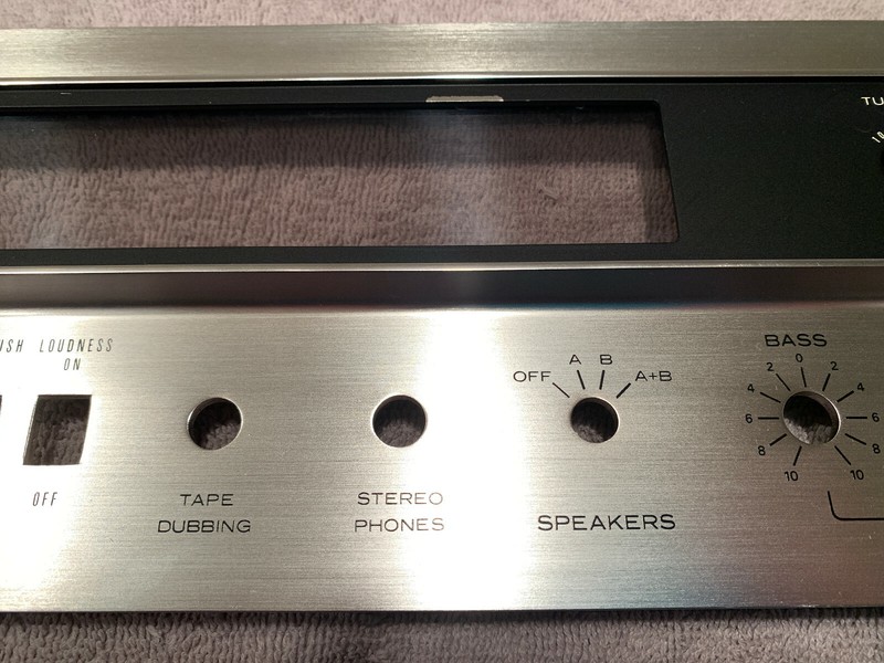 Sherwood S-7100A Vintage Stereo Receiver Parting Out Faceplate gallery