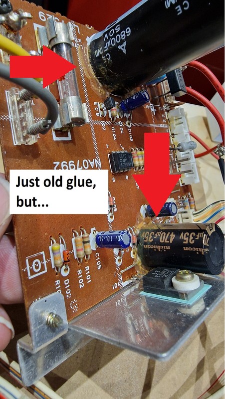 Stereo Receiver DENON DRA-550 Repair KIT - all capacitors gallery