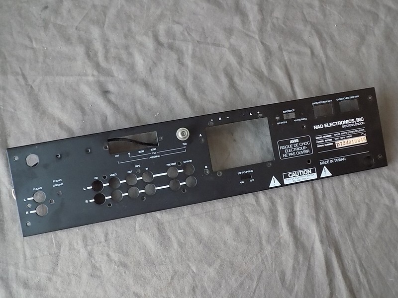 NAD 7240PE AM/FM Stereo Receiver Rear Panel