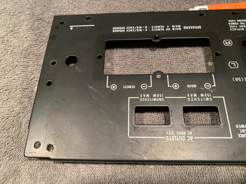 Technics SA-5470 Stereo Receiver Parting Out Rear Panel gallery