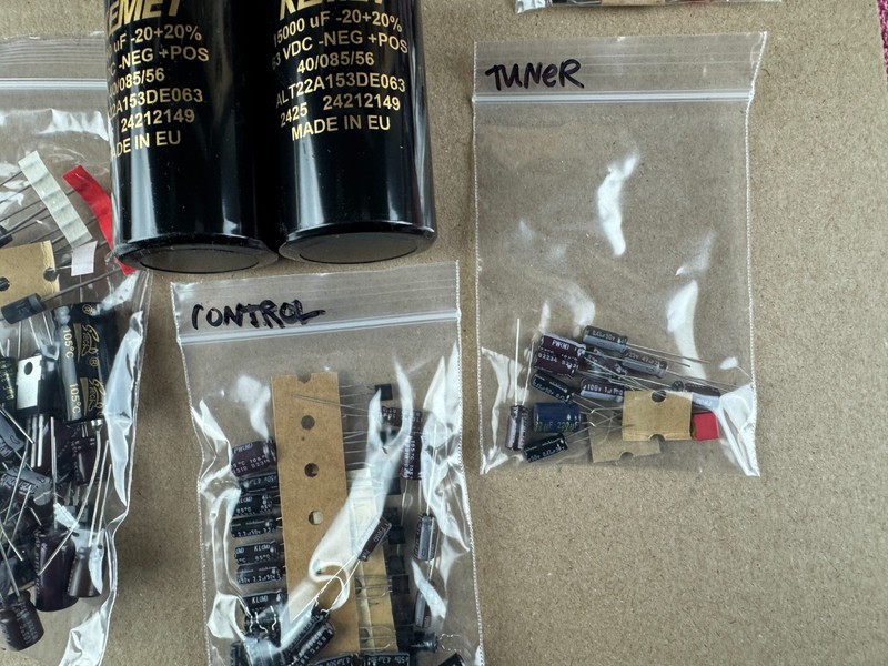 Pioneer QX-747 Complete Rebuild Kit High-Quality Receiver Recap W/ Transistors gallery
