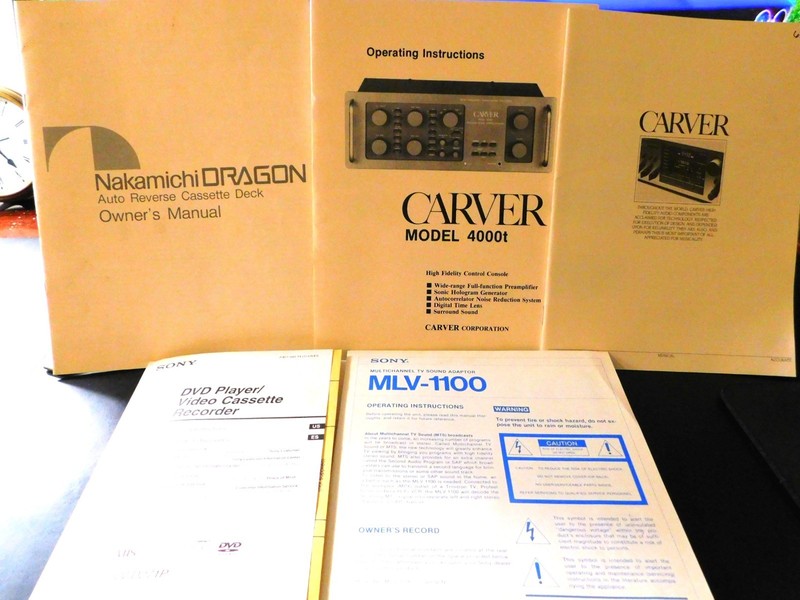 VINTAGE COMPONENT STEREO System = Nakamichi, Carver, Sony, Fisher Mint gallery