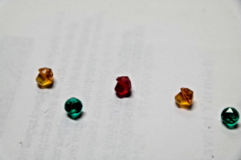 Fisher X-202-B x-1000 400-CX 400-CX2 SET OF 5 jewels gem crystal stone covers ..