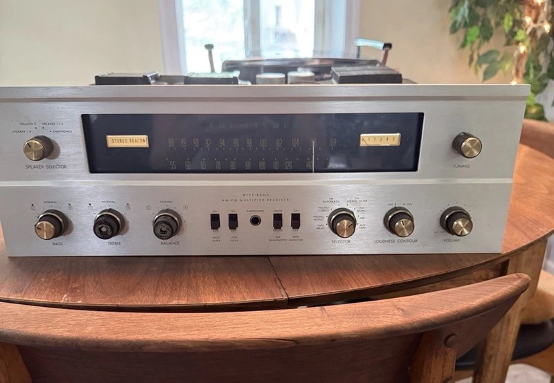 VINTAGE FISHER 800C TUBE RECEIVER PARTS/REPAIR + Dial Glass + Sansui G-3000 Ante