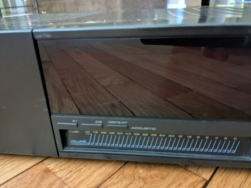 AKAI AA-A35 AM/FM Stereo Receiver VTG Vintage Audio Touch Volume Black Working gallery