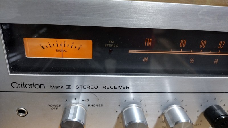 Criterion Mark III AM/FM Stereo Receiver 22 WPC, Vintage, Christmas Gift 🎁