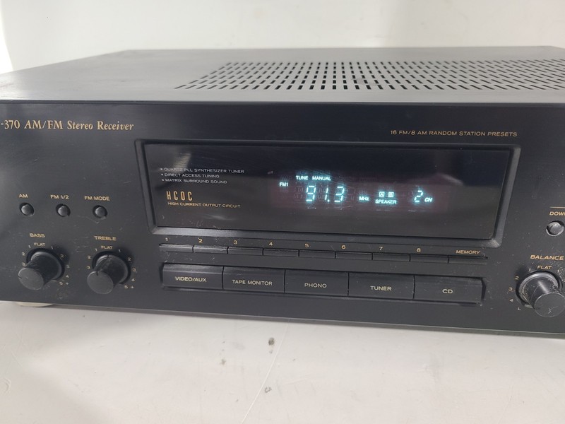 Teac AG-370 AM/FM Phono Stereo Receiver Solid-State (TESTED) gallery