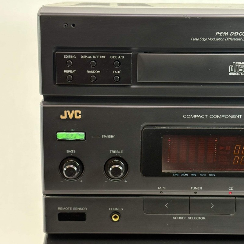 Broken JVC CA-MX44BK CD Dual Cassette Tuner Cd Player Does Not Read Disc gallery