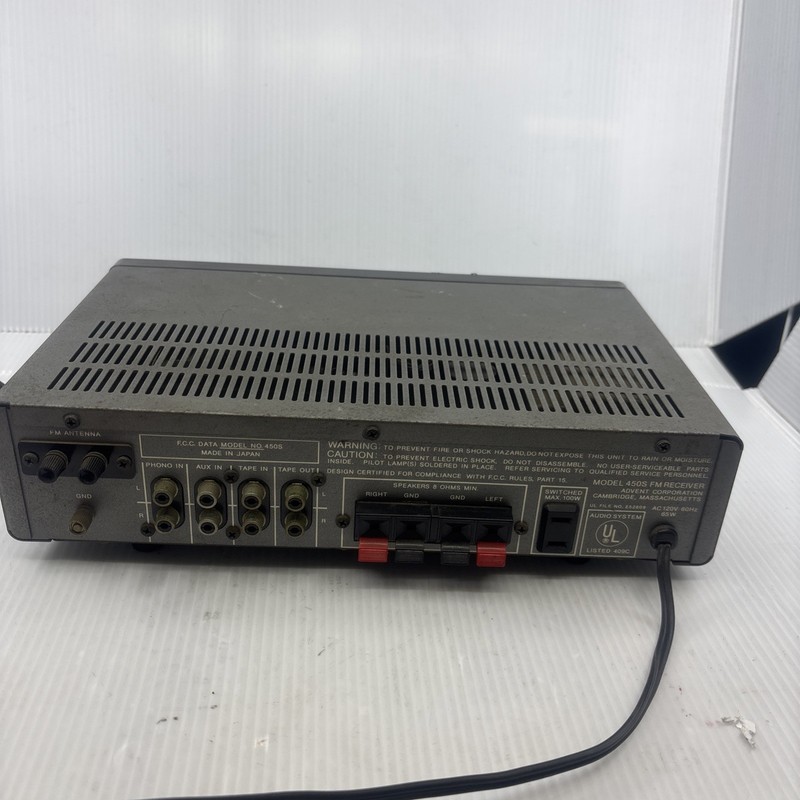 Advent Response Model 450S FM Receiver TESTED gallery