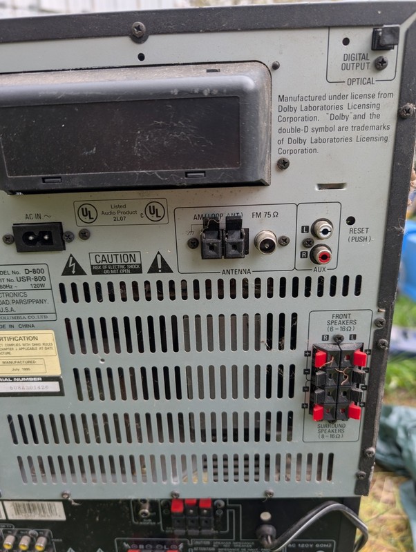 Vintage Denon USR-800 AV Stereo Receiver Player Unit D-800 gallery