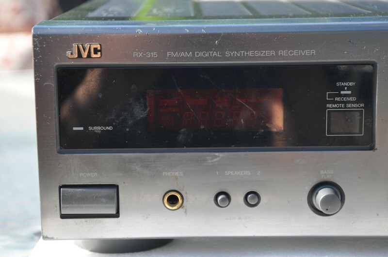 Vintage JVC RX-315TN FM/AM Digital Synthesizer Stereo Receiver No Remote RX-315 gallery