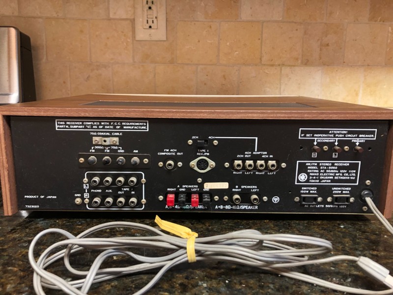 Nikko STA-5050 AM/FM Stereo Receiver [Very Good Condition] gallery