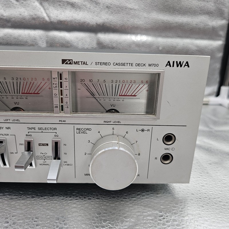 AIWA AD-M700U 3HEAD Metal Stereo Cassette Deck M700 Player Tested *See Video* gallery