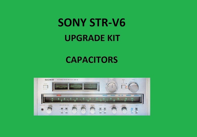 Stereo Receiver SONY STR-V6 Repair KIT - all capacitors