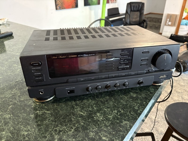 Fisher RS-627 AM/FM Stereo Receiver Tested Working No Remote
