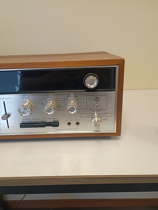 Sansui QRX-6500 AM-FM Stereo Quad Receiver TESTED Working Read gallery