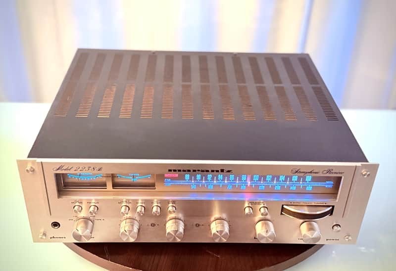 Marantz Model 2238B Stereo Receiver: Serviced & cleaned, w/ added LED dial light gallery
