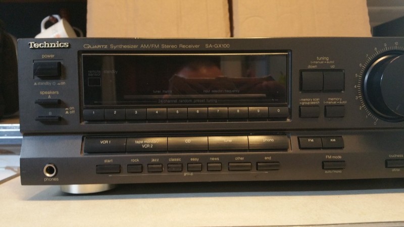 Vintage TECHNICS SA-GX100 Quartz Synthesizer AM/FM Phono Receiver PARTS/REPAIR gallery
