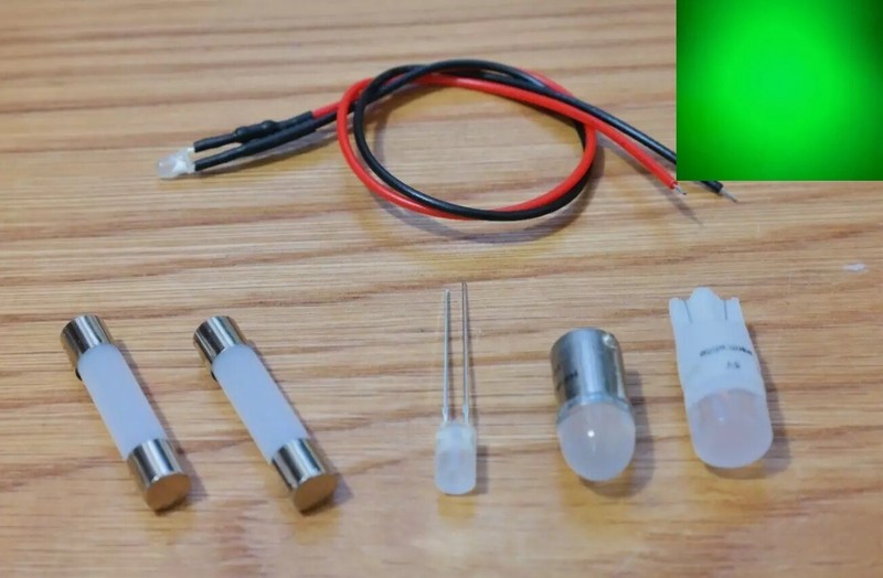 Kenwood KR-4070 replacement GREEN LED Lamps amp bulb lights upgrade kit set