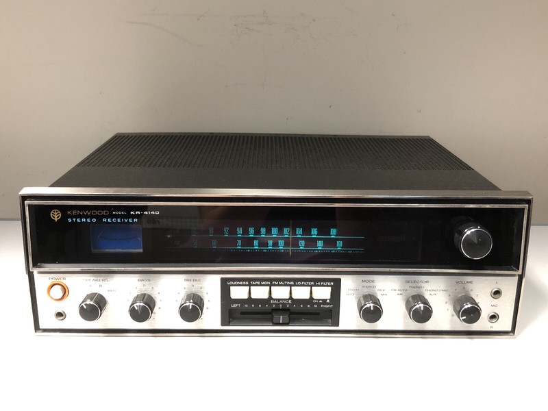 Vintage 1970 Kenwood KR-4140 Stereo Receiver AS-IS FOR PARTS RESTORATION