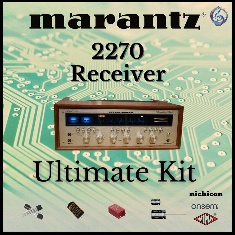 Marantz 2270 Receiver Ultimate Upgrade Kit Genuine Parts Restoration COMPLETE