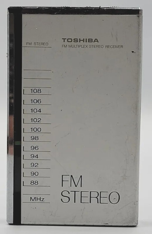 Toshiba RP-S5 FM Multiplex Stereo Receiver Tested & Working (Vintage Rare).