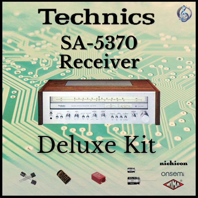 Technics SA-5370 Receiver Deluxe Upgrade Kit Genuine Parts Restoration