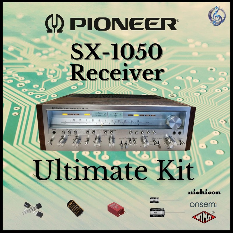 Pioneer SX-1050 Receiver Ultimate Upgrade Kit Genuine Parts Relays Filters
