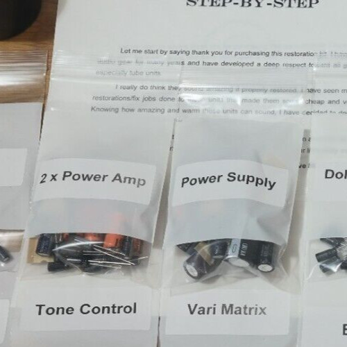 Marantz 4400 power supply & power amp kit repair diode capacitor transistor