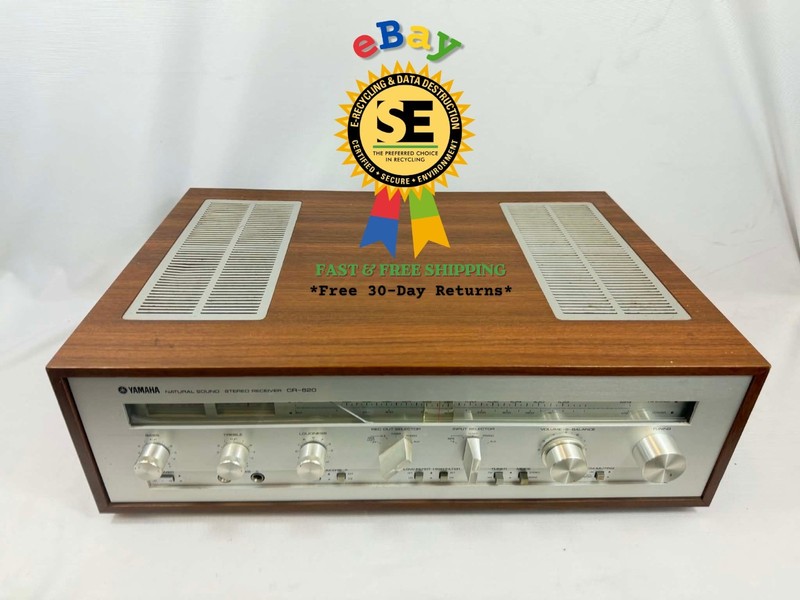 (W) Yamaha CR-620 AM/FM Stereo Receiver Wood Case [VINTAGE]