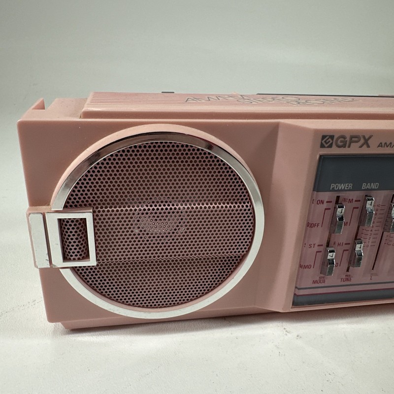 Vintage 80s GPX Grand Prix Model A275R AM/FM Stereo Receiver Pink Tested gallery