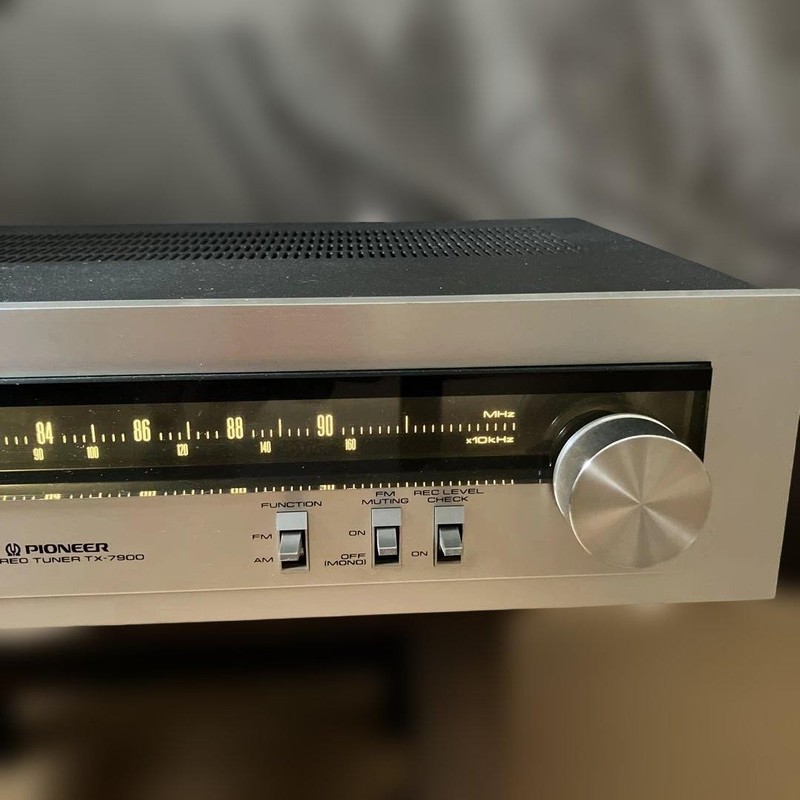 Pioneer TX-7800 AM/FM Stereo Tuner Vintage Hi-Fi Silver Japan Tested gallery