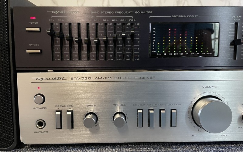 Vintage Realistic Complete Stereo System- Receiver/EQ/Speakers gallery