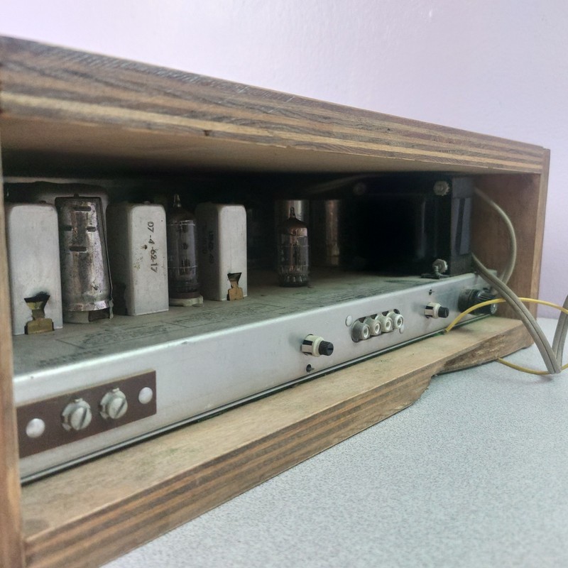 Scott Stereomaster LT-110 Kit FM Multiplex Stereo Wood Casing Powers Up PARTS gallery