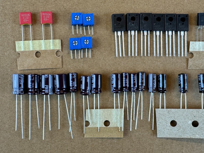 Sansui F-1180 Driver Board Rebuild Kit Recap QR-4500 QRX-4500 QRX-6500 QS-500 gallery