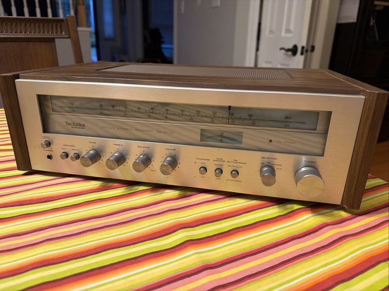 Vintage Technics Panasonic SA-5170 Stereo Reciever Works But Needs TLC JAPAN