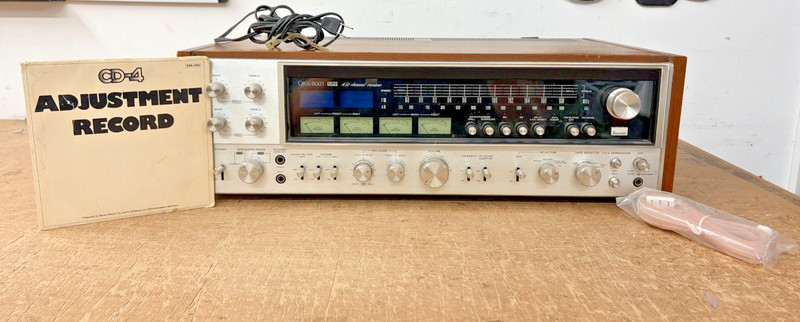 Vintage 1970s Sansui QRX-8001 4-Channel Quadraphonic Receiver Set