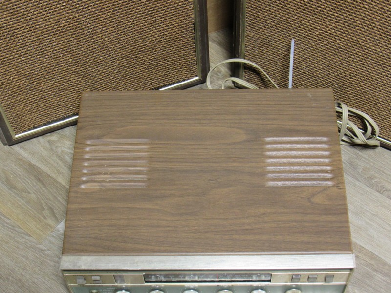 Vtg Solid State The Voice Of Music Stereo Tuner Amplifier Model 1484-2 Speakers gallery