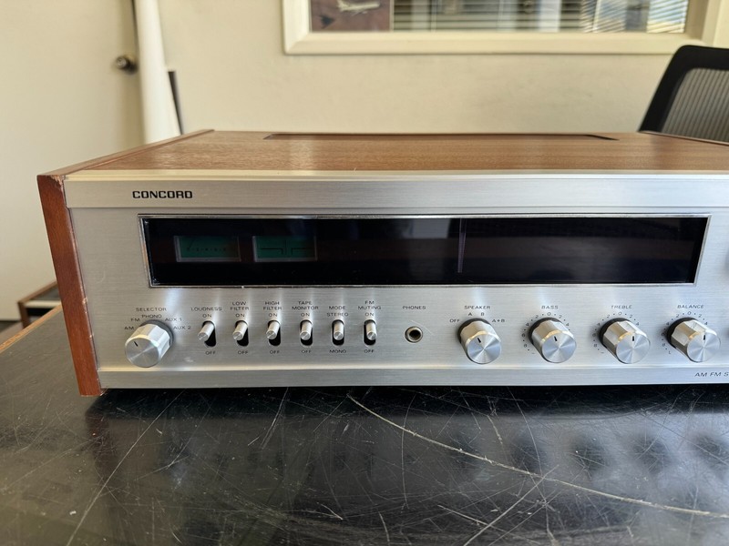 RARE Vintage Concord CR-250 Stereo Receiver Tested – READ